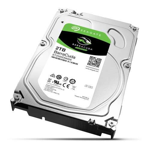 Seagate 2TB Barracuda SATA III 3.5" Internal HDD (Hard Disk Drive) - Seagate