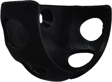 Universal Smart Wifi Remote Control Mount - Black - 3D Printed