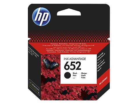 HP 652 BLACK INK CARTRIDGE - IA 3835 - HP