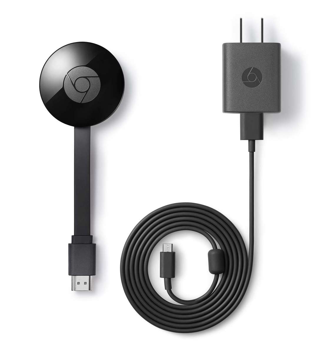 Google Chromecast 2nd gen (2015) HDMI Streaming Media Player - Refurbished - 0.10g