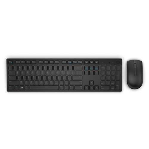 Dell Wireless Keyboard and Mouse - KM636 - UK (QWERTY)- Black - Dell