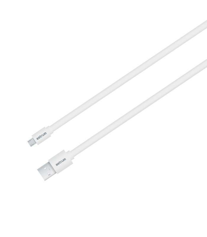 Astrum A53036-Q Charge / Sync Flat Cable Micro USB 5P White - Astrum