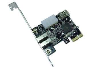 Unbranded E0002  Firewire 1x4 Pin and 3x6 Pin PCI-e Card - Unbranded