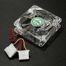 Unbranded FAN002  Chassis Fan 80mm Neon Multicolored - Unbranded