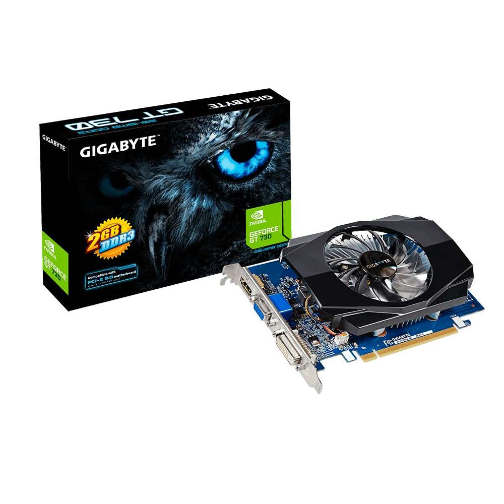 Gigabyte nVidia GT 730 2GB Graphics Card (GV-N730D3-2GI) - GIGABYTE
