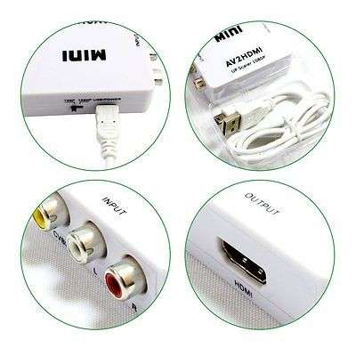 AV (RCA) to HDMI Converter - 0.73kg