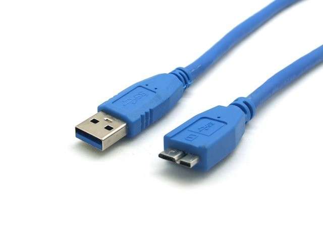 Unbranded USB3.0 Micro USB 3.0 to USB 3.0 Male Cable - 1.8m - Unbranded