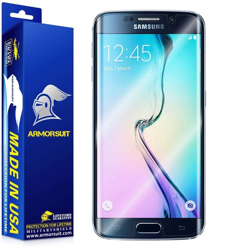 ARMORSUIT MILITARYSHIELD - Samsung Galaxy S7 Edge Screen Protector - FULL EDGE coverage - Case Frien