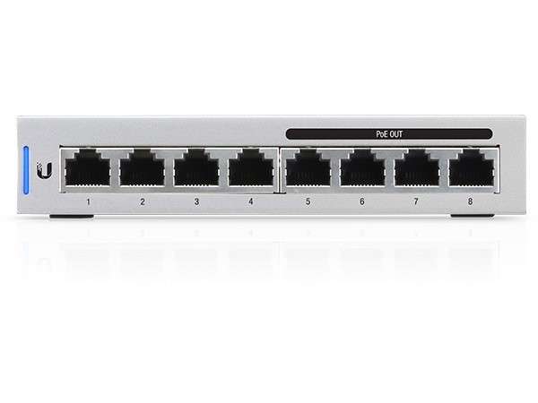 Ubiquiti 8 Port Gigabit 4x802.3af PoE 60W Switch - Ubiquiti