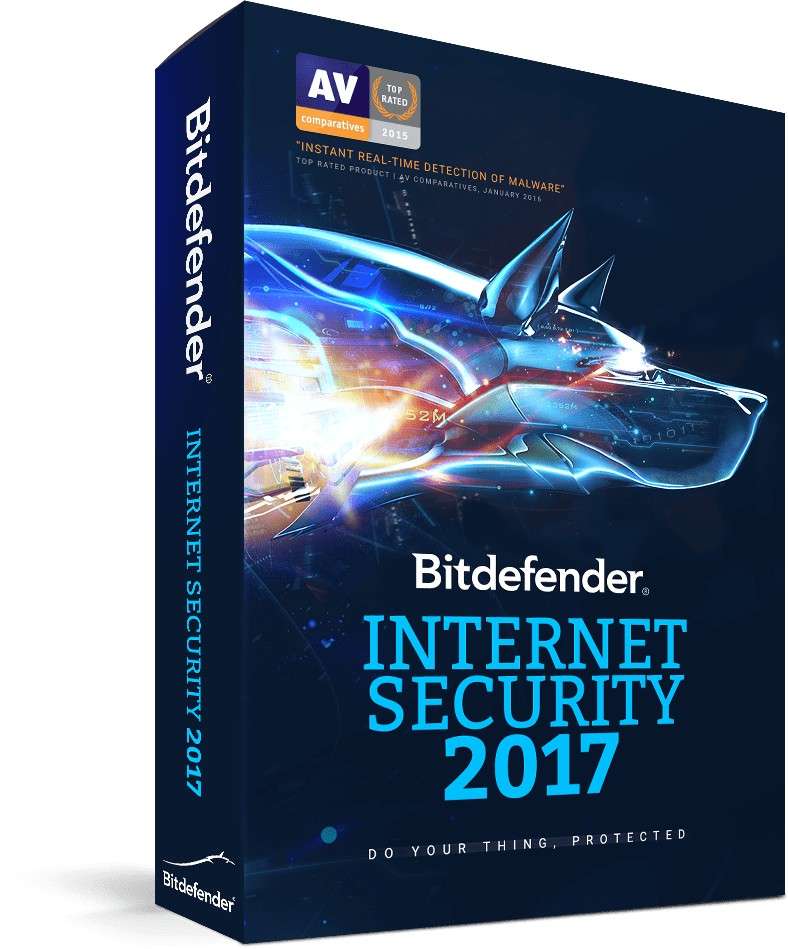 Bitdefender Internet Security 2017 2 User 1 Year License (ESD) - Bitdefender