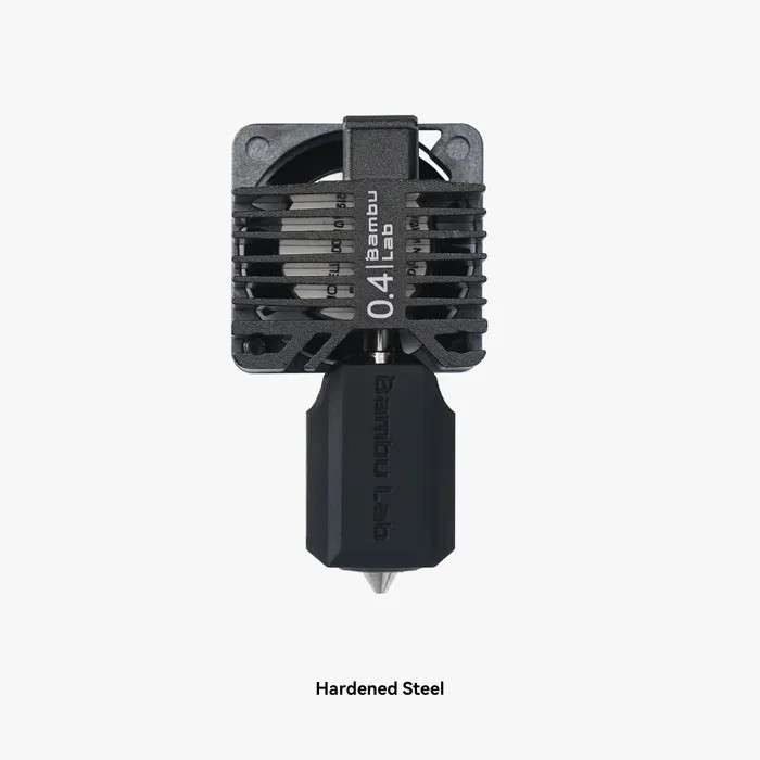 Bambu Lab Complete Hotend 0.4mm Hardened Steel
