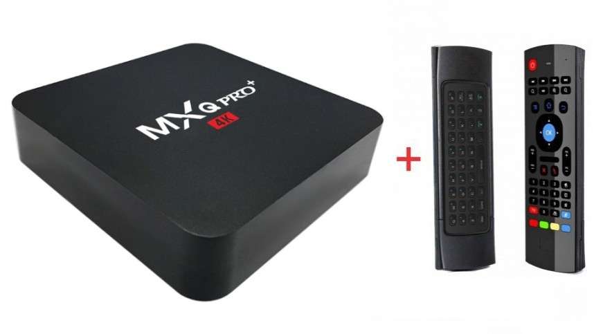 MXQ Pro Plus 2GB / 16GB 4K Smart TV Box + MX3-M Air Mouse Mini Wireless Keyboard Remote Control
