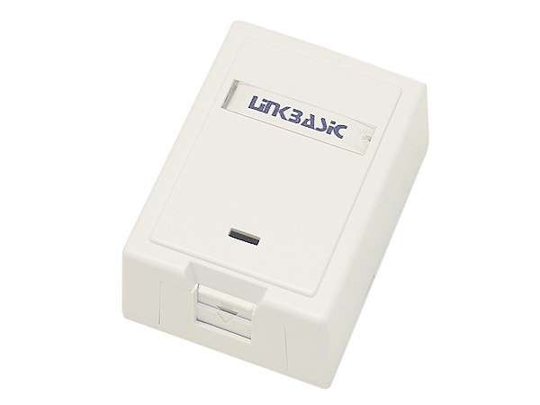 Cat5e Single Surface Mount Wall Box - Linkbasic