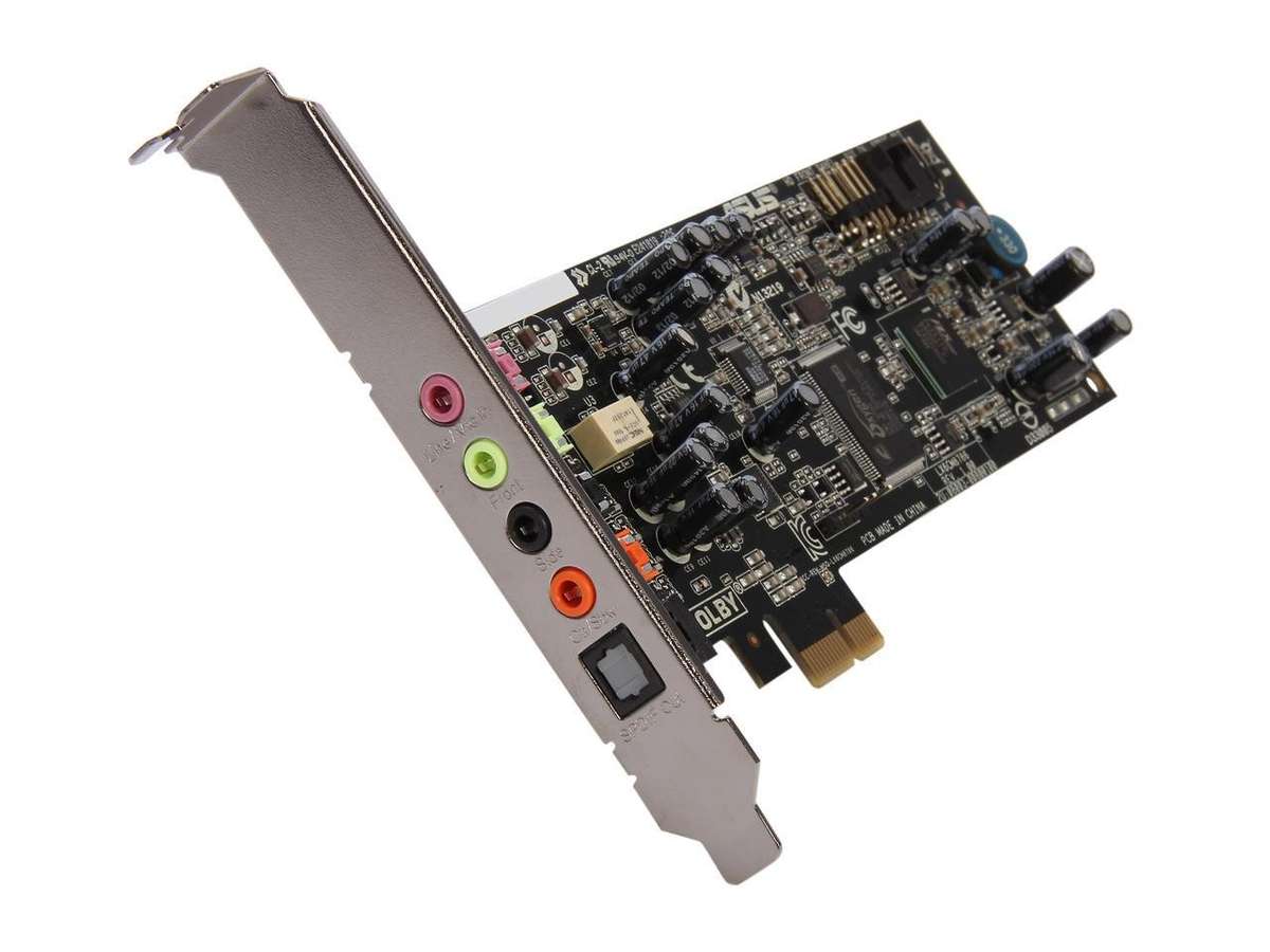 ASUS XONAR DGX 5.1 Channels 24-bit 96KHz PCI Express x1 Interface Gaming Audio Card - Asus