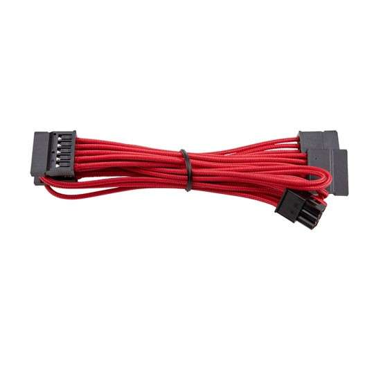 Corsair  CP-8920187 Red Premium Individually Sleeved SATA Cable  - Corsair