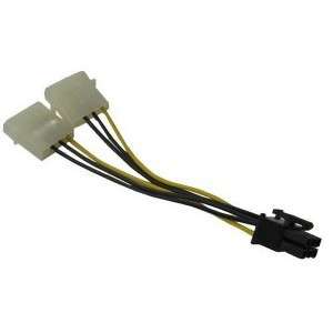 2x4pin molex to 6pin for PCI-E