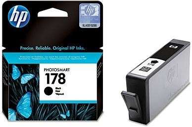 HP 178 BLACK INK CARTRIDGE - OfficeJet B8553 C5383 Photosmart  - HP