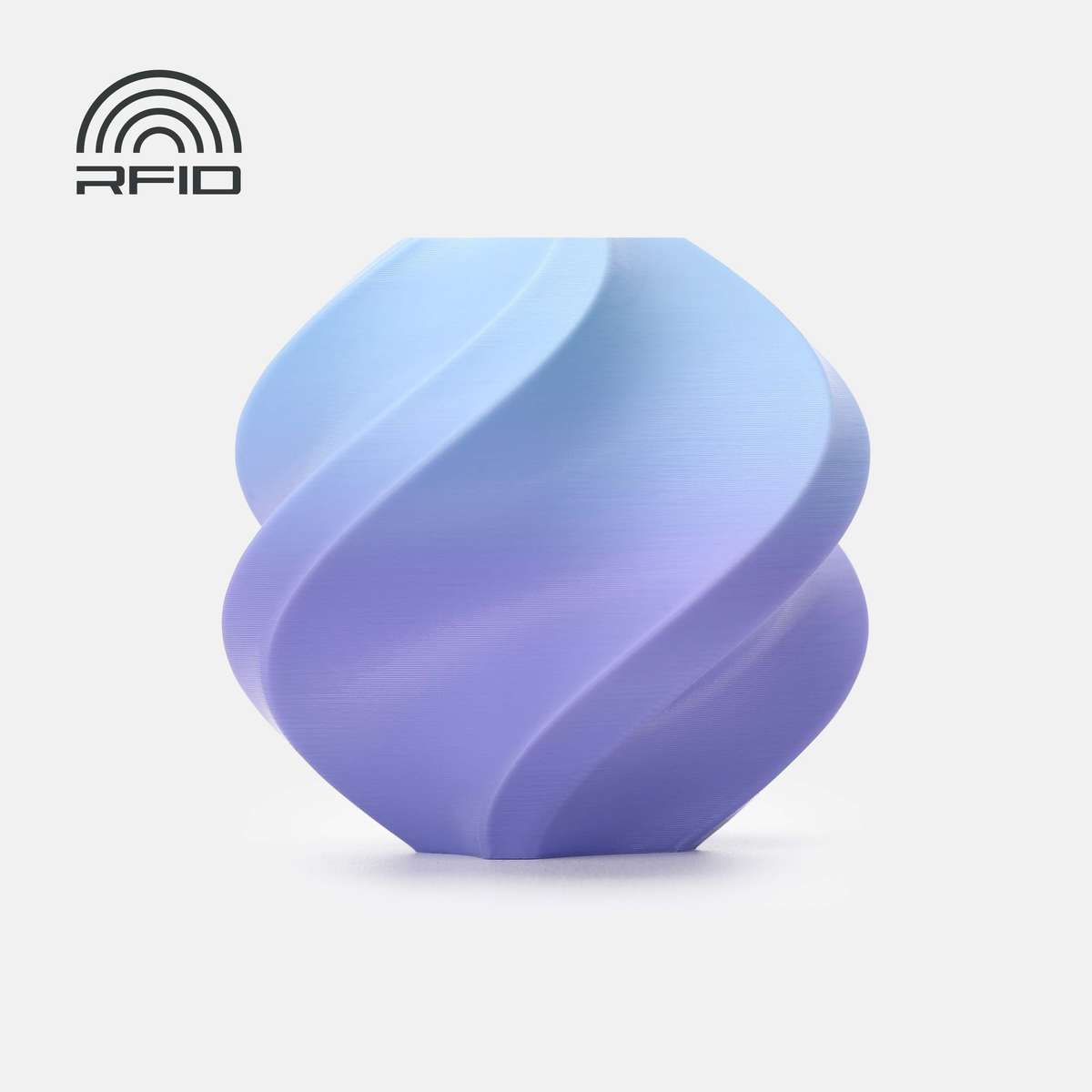 Bambu Lab PLA Basic Gradient Filament - 1.75mm - 1kg - Includes Reusable Spool Blueberry Bubblegum