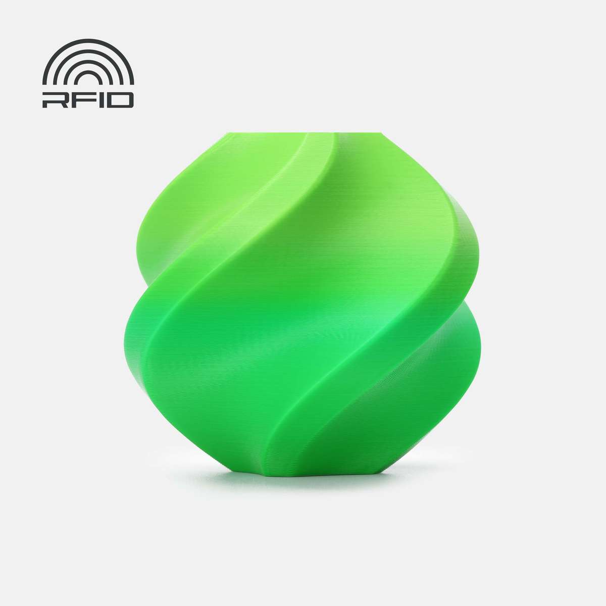 Bambu Lab PLA Basic Gradient Filament - 1.75mm - 1kg - Includes Reusable Spool Mint Lime