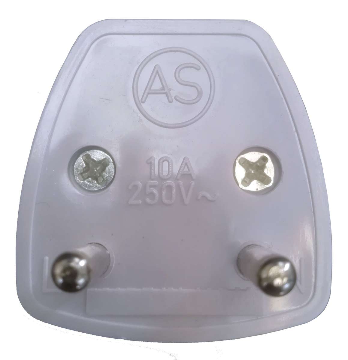 2 ROUND Pin to Universal Multi Plug Travel Power Adapter