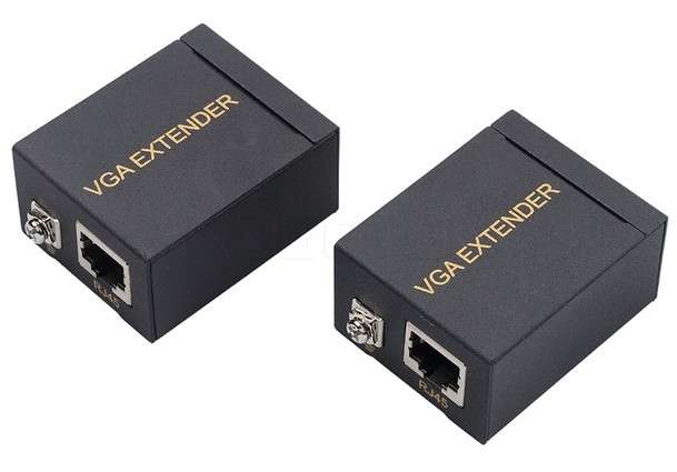 60m VGA EXTENDER (over Cat6) Transmitter + Receiver Set