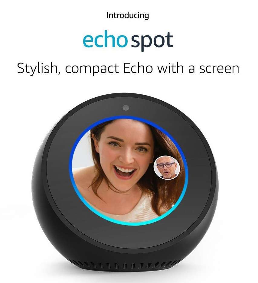 Amazon Echo Spot-Black