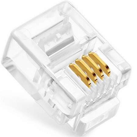 Unbranded RJ11C  RJ11 Connectors 1000 Pack - Unbranded
