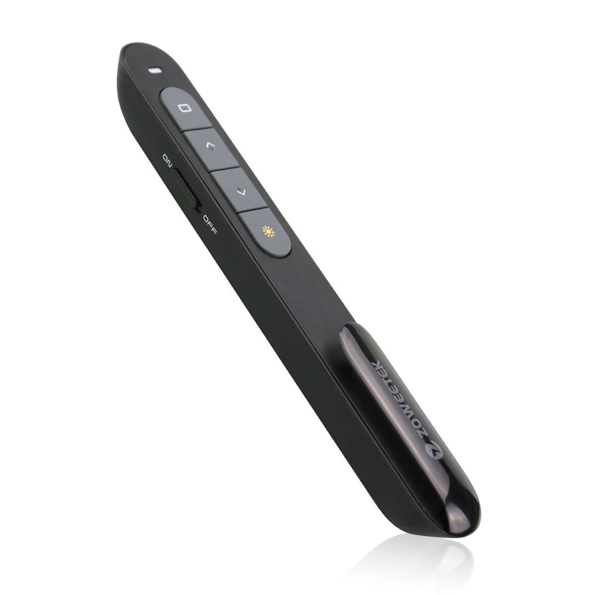 Liteon  ZW-P02 Rechargeable Wireless Presenter with Mouse Functions and Red Laser, 2.4GHz PowerPoint