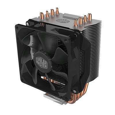 CoolerMaster 92mm Hyper H412R Air CPU Cooler Non-LED I 92x92x25mm 29.4dBa 600-2000RPM 4P CPU Cooler