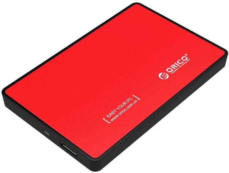 Orico 2588US3-V1-RD-PRO 2.5" USB 3.0 Hard Drive Enclosure - Red  - Orico