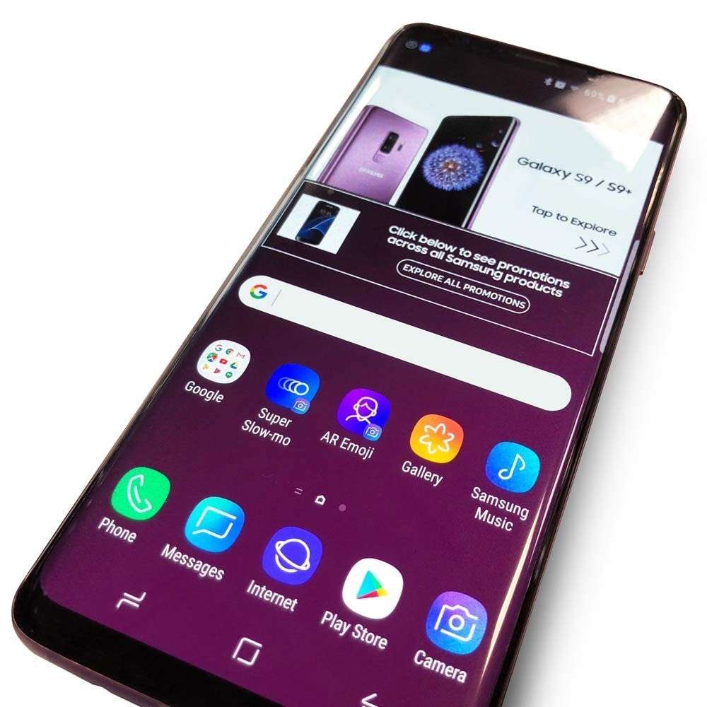 ARMORSUIT MILITARYSHIELD-Samsung Galaxy S9 Plus Screen Protector FULL EDGE coverage - Case Friendly