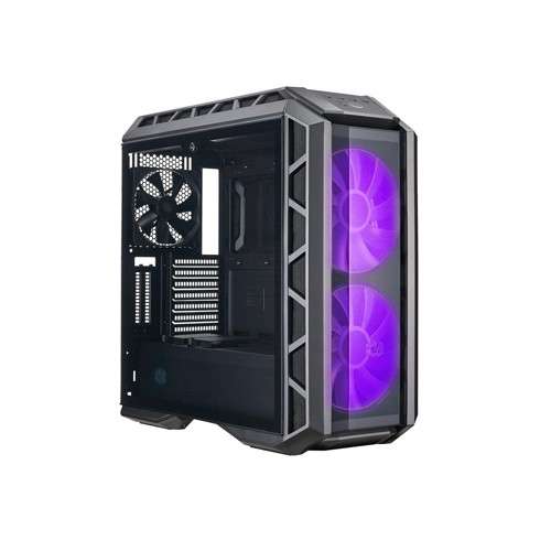 CoolerMaster MCM-H500P-MGNN ATX Mid-Tower Case with Two 200mm RGB Fans In The Front and Tempered Gla