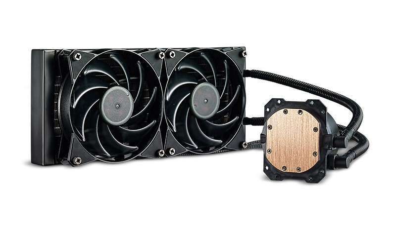 Cooler Master MLW-D24M-A20PW-R1 MasterLiquid Lite 240 66.7 CFM Liquid CPU Cooler - CoolerMaster