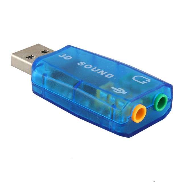 5.1 Channel USB Sound Card - Unbranded