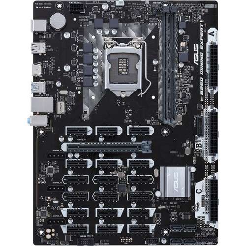 Asus B250 MINING EXP  LGA 1151 Intel B250 HDMI SATA 6Gb/s USB 3.1 ATX Intel Cryptocurrency Mining Mo