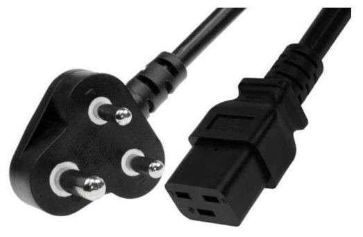 Unbranded CAB-C19 Dedicated C19 to RED 3 Pin Plug Power Cable - Unbranded