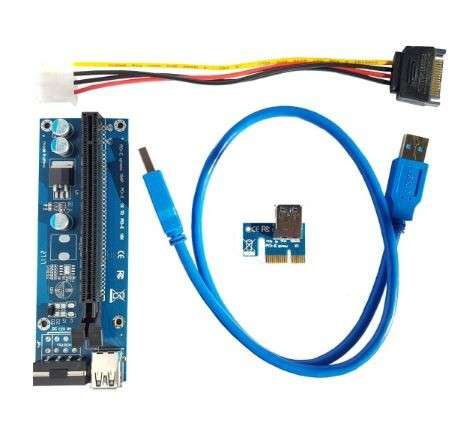 Unbranded PCIE-1  PCI-e Riser Cable Vertical Mount - Unbranded
