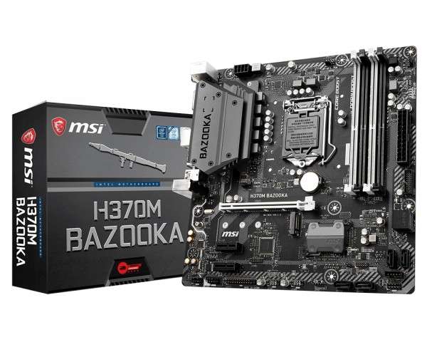 MSI MS-H370M BAZOOKA  Socket LGA 1151 Micro ATX Motherboard - MSI