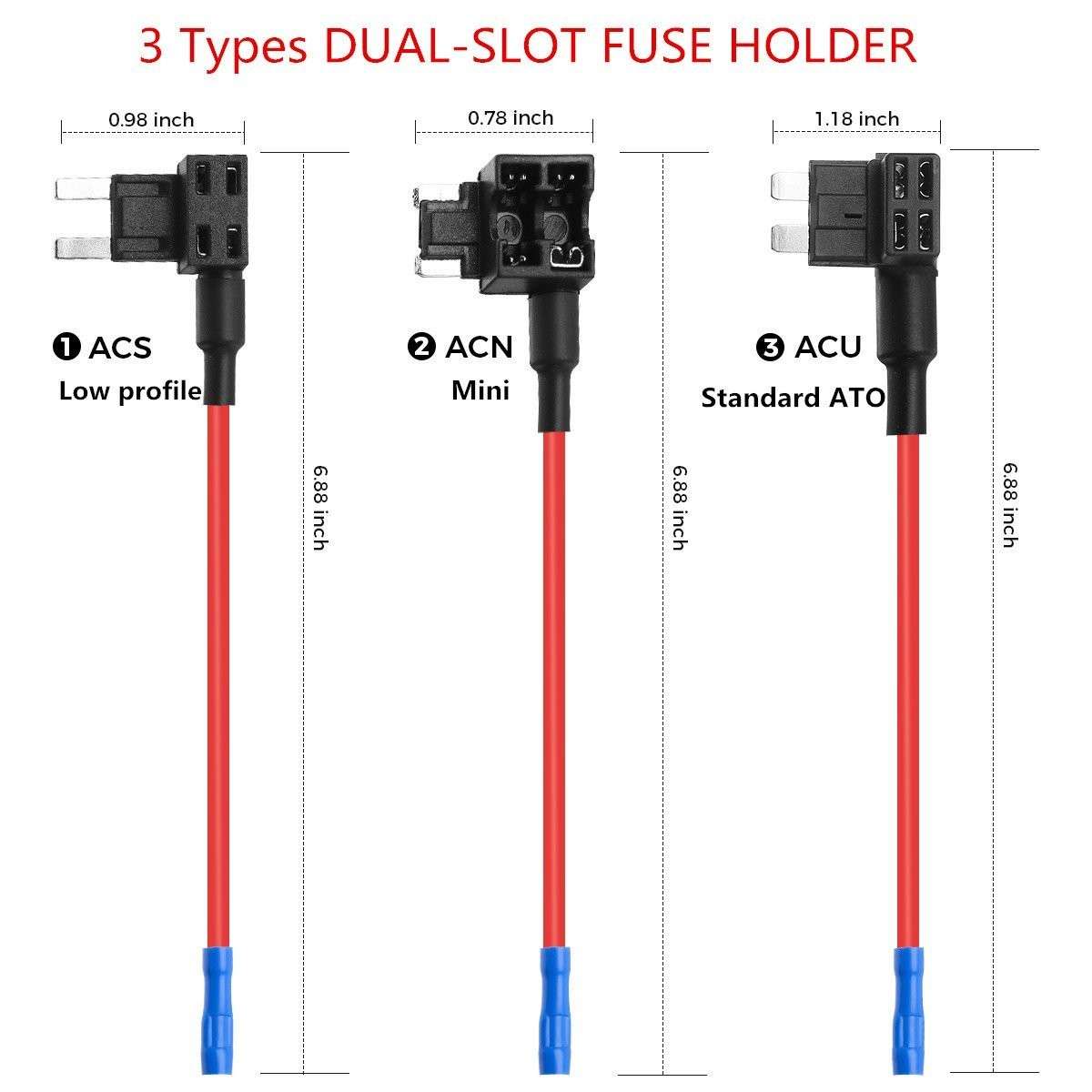 Dashboard Dash Cam Camera Hardwire Kit - 137g