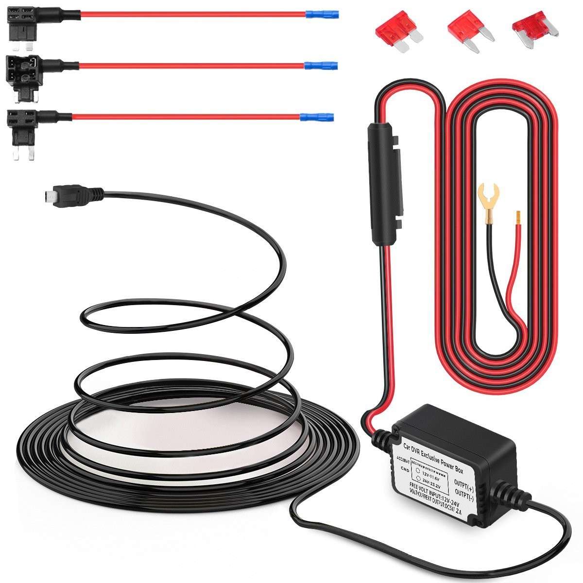 Dashboard Dash Cam Camera Hardwire Kit - 137g