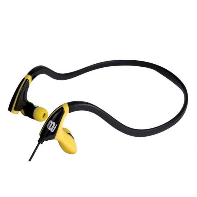 Bounce  BO-1007-BKYL  Flip Series Sports Earphones - Bounce