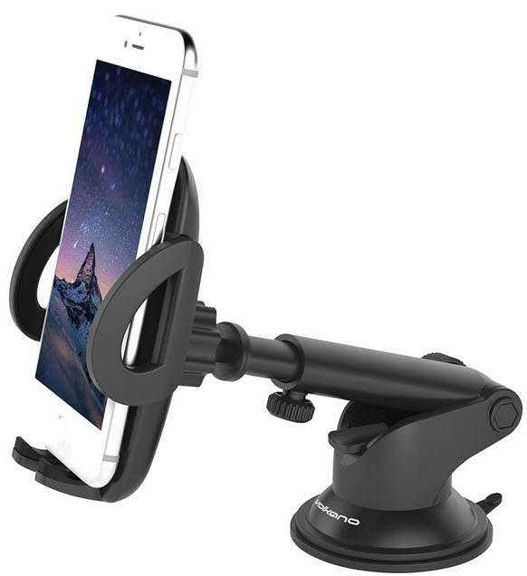 Volkano  VK-5020-BK  Extend Series Black Car Phone Holder - Volkano