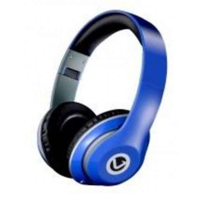 Volkano  VK-20000-BL  Rhythm Series Over Ear Blue Headphones - Volkano