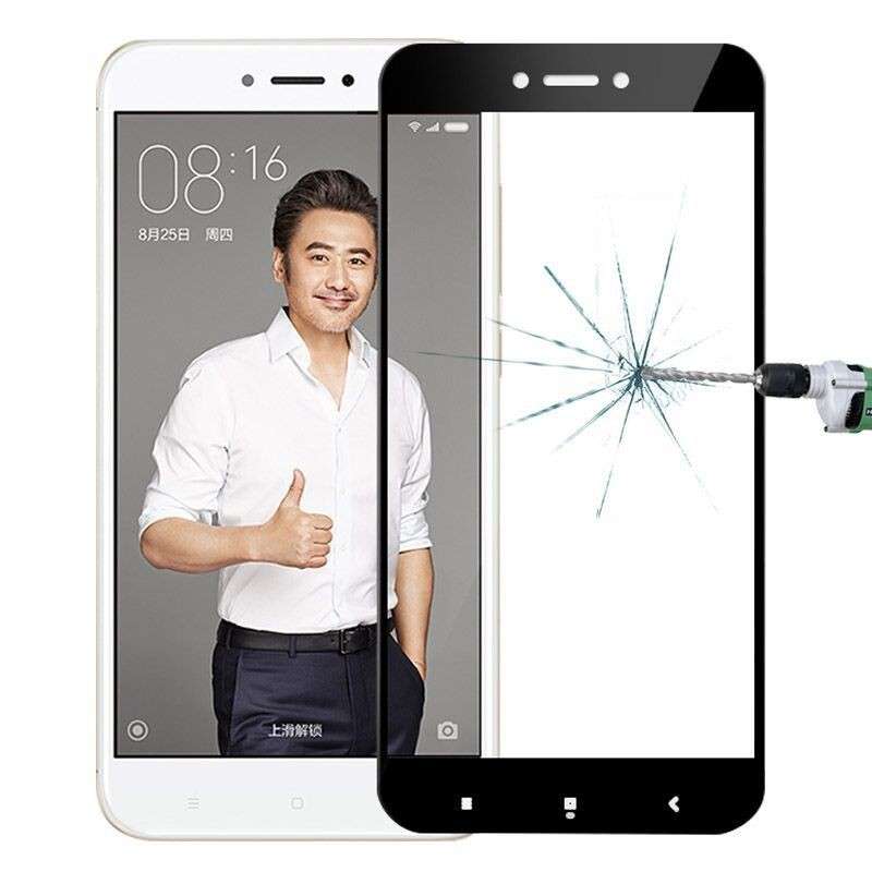 Tuff-Luv  A10_65  Explosion-Proof Full Screen Tempered Glass Screen Film For Xiaomi Redmi 4X - Tuff-