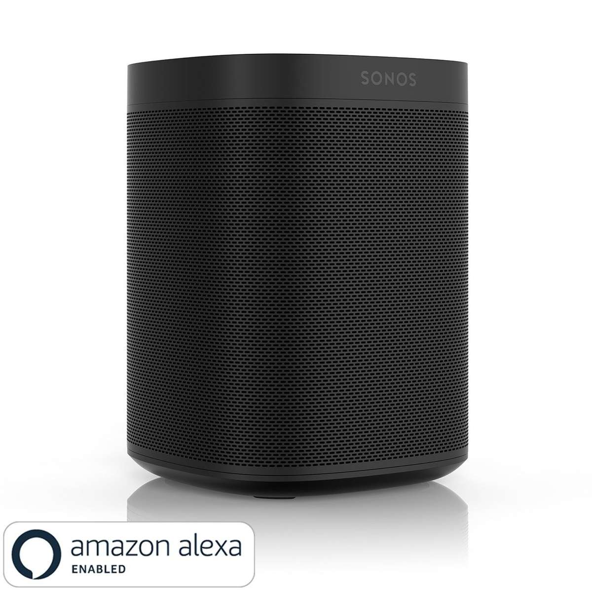 SONOS One Smart Speaker with Alexa Voice Control - Black