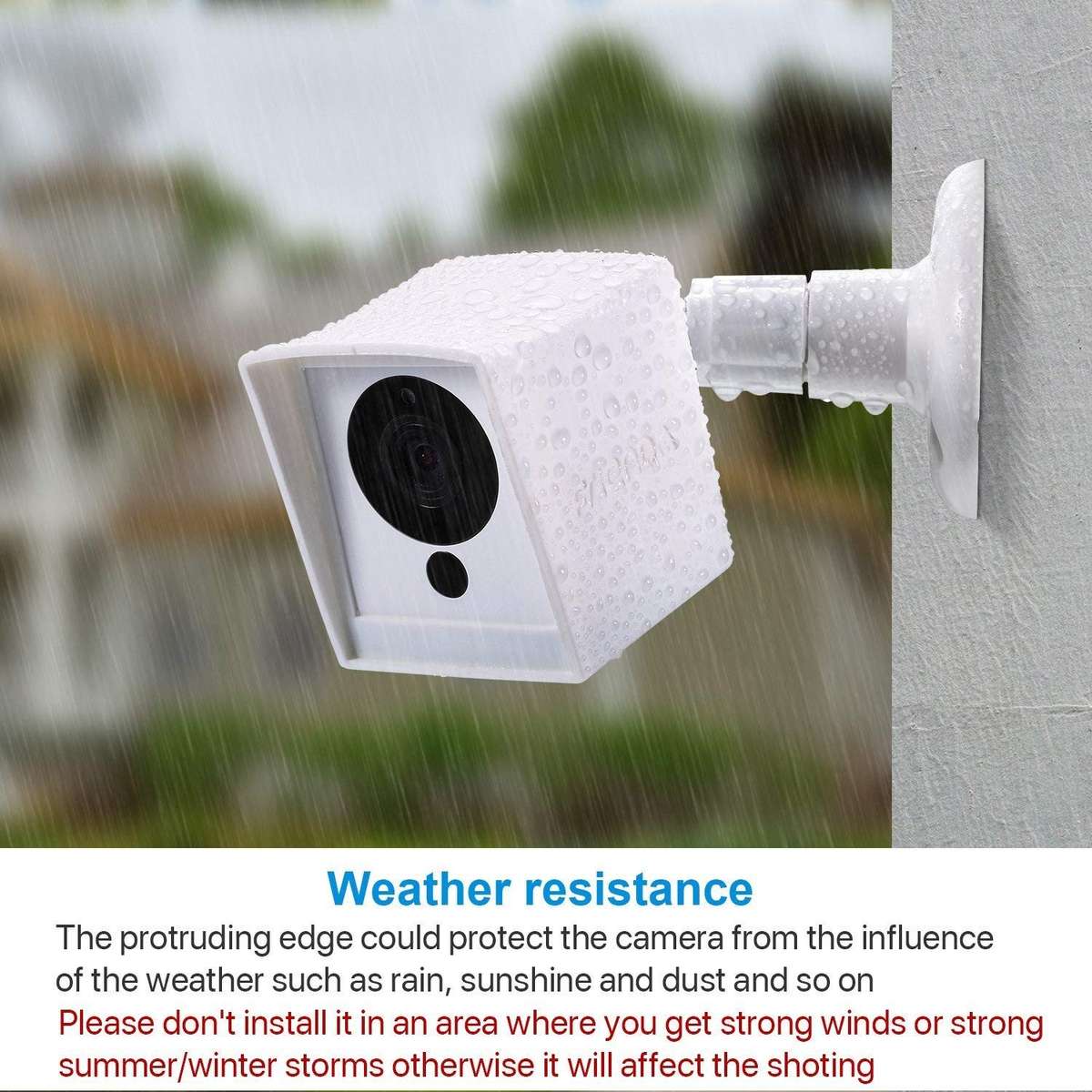 Outdoor Camera Cover for Wyze Cam 1080p HD Camera and iSmart Alarm Spot Camera with Security Wall