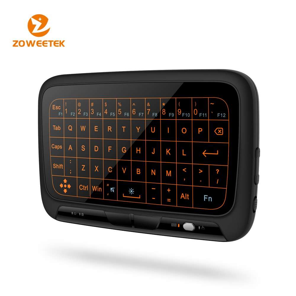 ZOWEETEK MINI WIRELESS TOUCHPAD & KEYBOARD BACKLIT