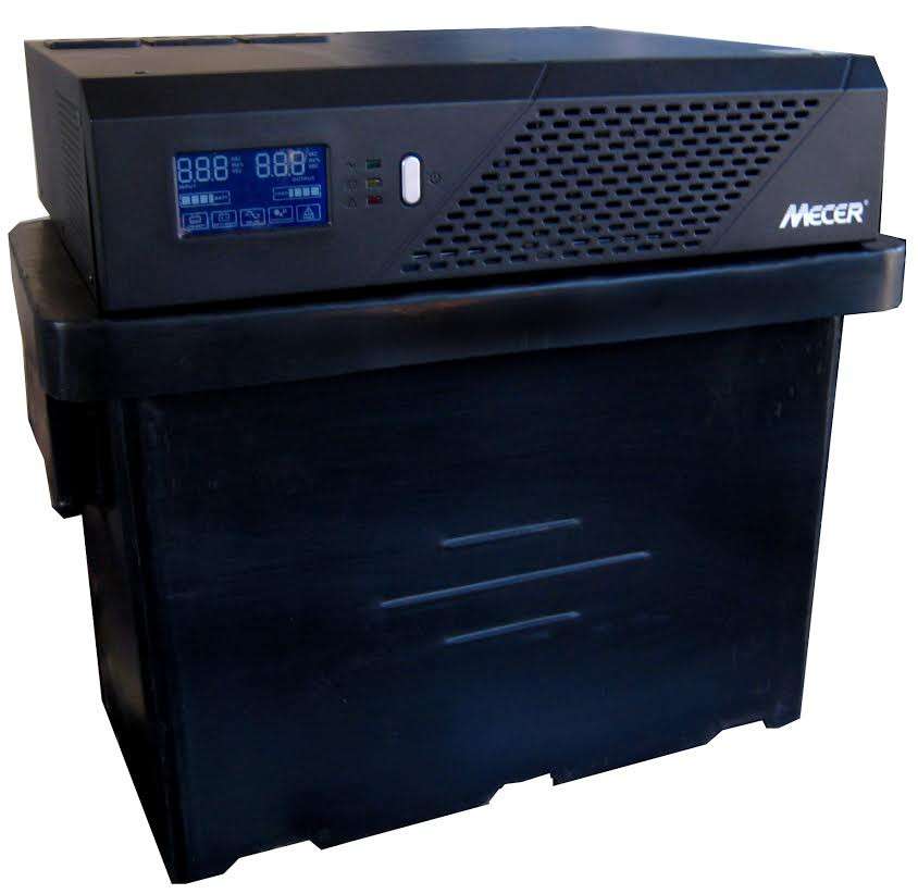 Mecer 1200VA Inverter + 102Ah Battery (4 HOUR BATTERY LIFE) KIT - 720W - Mecer No No