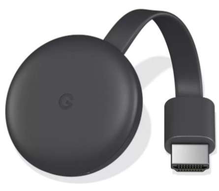 Google Chromecast HDMI Wireless Video Streaming Media Player (3rd Gen) Black