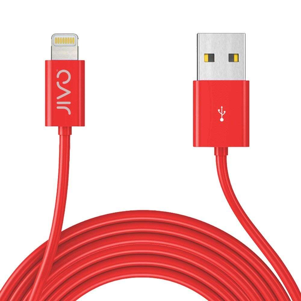 Jivo JI-1861 3 m X-Long Lightning Cable - Red - Jivo Technology